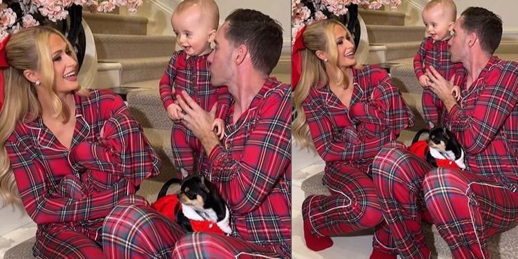 İşte Paris’in dört kişilik aile pozu: İsmini koyup yıllarca beklediği kızı kucağında