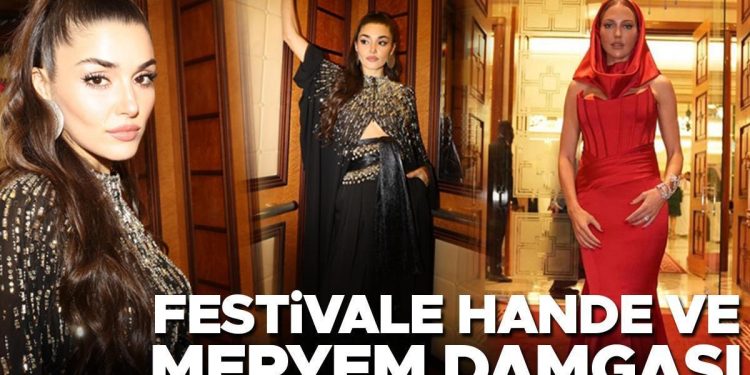 Kızıldeniz Milletlerarası Sinema Şenliği’ne Hande Erçel ve Meryem Uzerli damgası