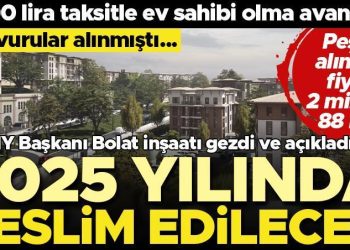Kuraya katılanlar merakla bekliyordu! Taksitler 7500 liradan başlıyor… Yenişehir Arnavutköy’de inşaat başladı… Bolat açıkladı: 2025 yılında teslim edilecek