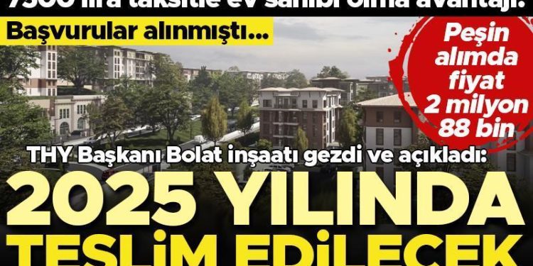 Kuraya katılanlar merakla bekliyordu! Taksitler 7500 liradan başlıyor… Yenişehir Arnavutköy’de inşaat başladı… Bolat açıkladı: 2025 yılında teslim edilecek