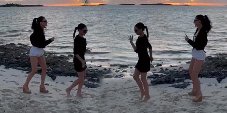 Lüks tatile damga vuran dans! Düğünde bozuşan ünlü gelin kaynana oysaki çoktan barışmış…