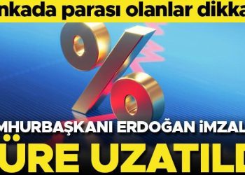 Mevduatlardaki stopaj indirim müddeti uzatıldı