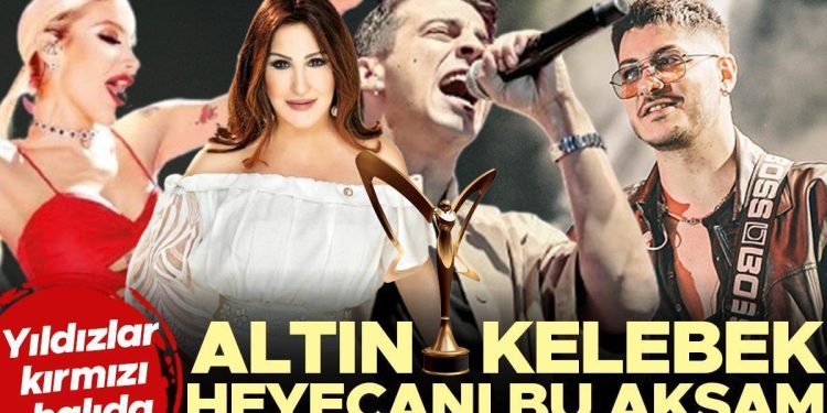 Pantene Altın Kelebek heyecanı bu akşam… Yıldızlar kırmızı halıda!