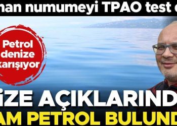 Rize açıklarından çıktı! TPAO test etti, petrol olduğu açıklandı