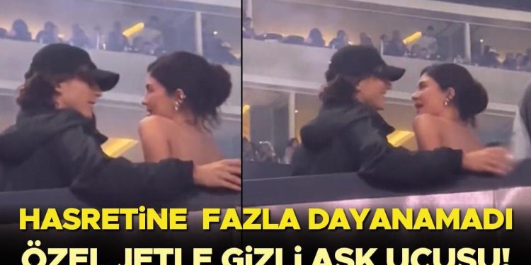 Sevgilisinin hasretine dayanamadı… Özel jetle saklı aşk uçuşu