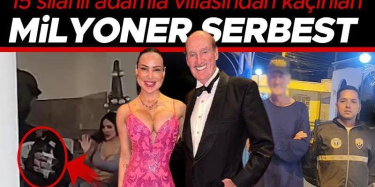 Silahlı 15 kişi villasından kaçırıp sevgilisine patlayıcılarla dolu yelek giydirdi! Ünlü milyoner 4 gün sonra özgür…