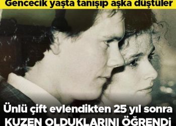 Sinema setinde aşık olup evlenmişlerdi… 25 yıl sonra uzaktan kuzen olduklarını öğrendiler