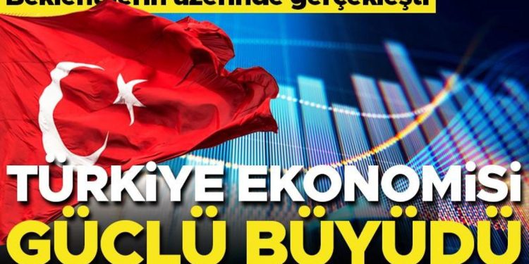 Son dakika… Türkiye iktisadı üçüncü çeyrekte yüzde 5,9 büyüdü