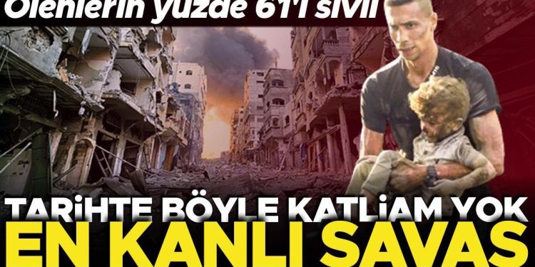 Tarihte bu türlü katliam yok… Ölenlerin yüzde 61’i sivil