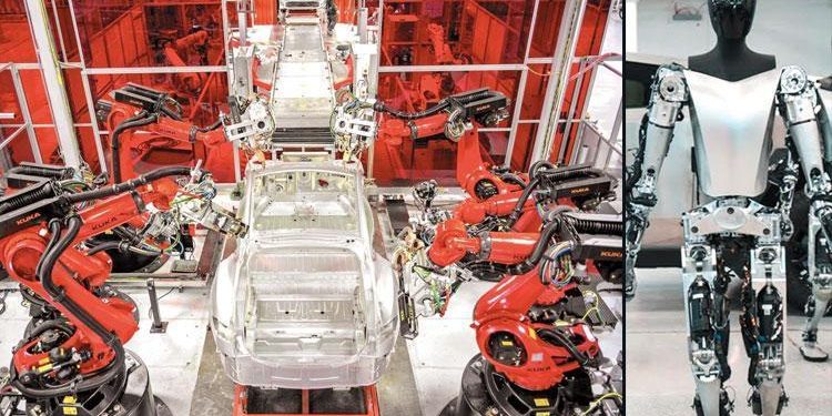 Tesla robotu mühendise saldırdı