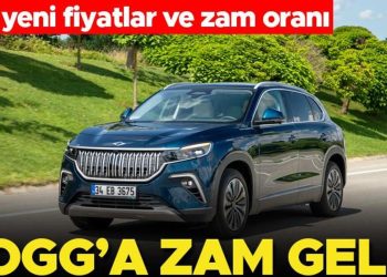 Togg’a artırım geldi… İşte yeni fiyatlar