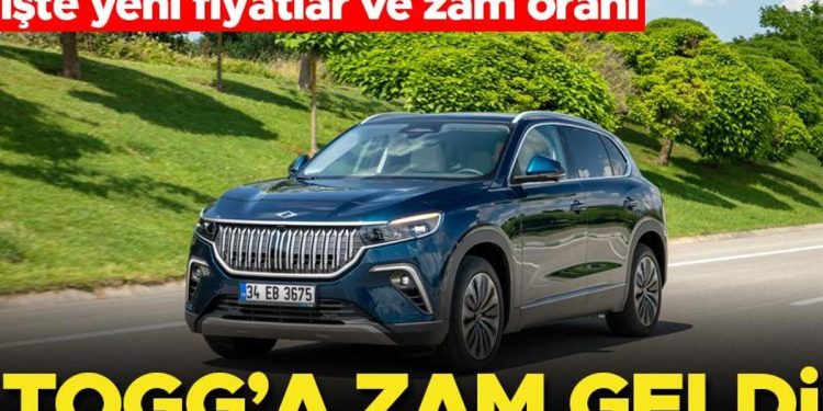 Togg’a artırım geldi… İşte yeni fiyatlar