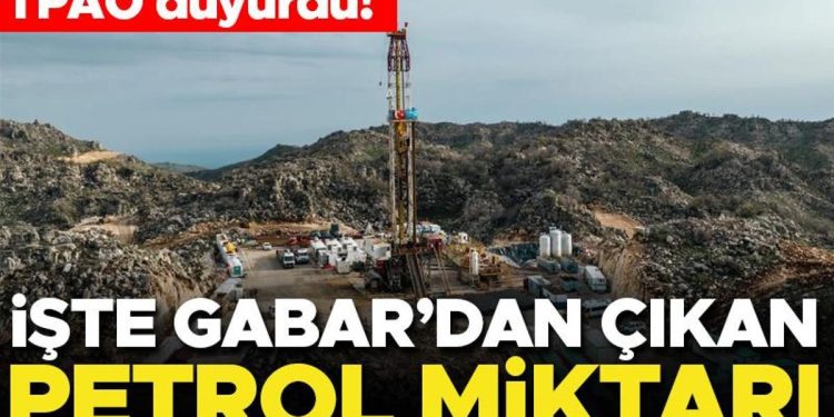 TPAO duyurdu! İşte Gabar’dan çıkan petrol ölçüsü