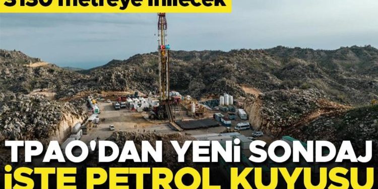 TPAO’dan yeni sondaj! 3130 metreye inilecek… İşte yeni petrol kuyusu