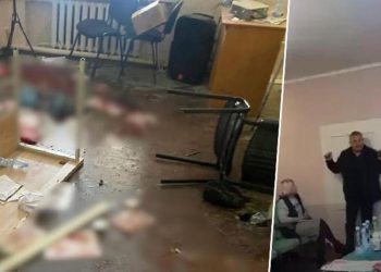 Ukrayna’dan dünyayı dehşete düşüren manzaralar… Meclise girdi el bombalarını teker teker fırlattı