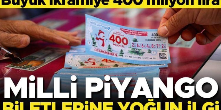 Ulusal Piyango yılbaşı biletlerine ağır ilgi