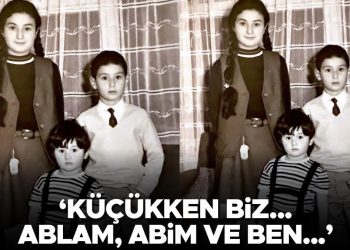 Ünlü müzikçi paylaştı: Küçükken biz… Ablam, abim ve ben