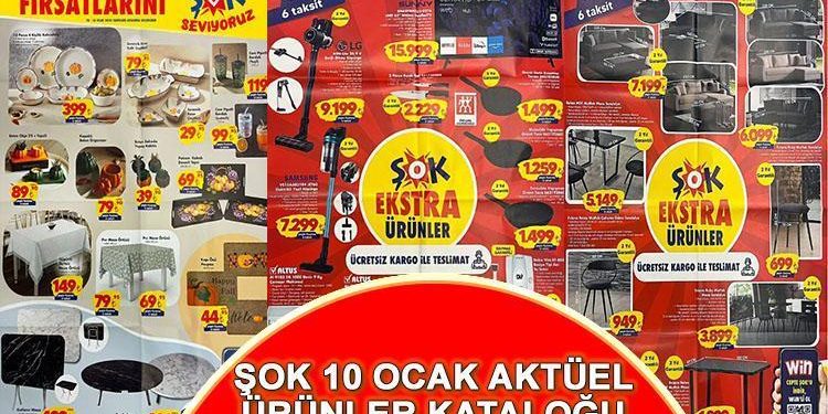 10 Ocak ŞOK Aktüel Eserler Kataloğu 2024!  Dikey süpürge, bıçak seti, 65 ekran televizyon, köşe ekibi ve mutfak masası satışa çıkıyor!