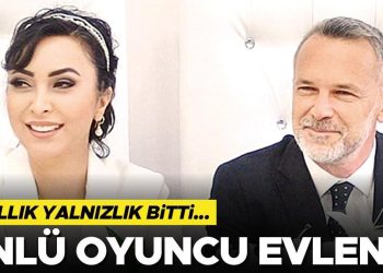 12 yıllık yalnızlık bitti… Ünlü oyuncu evlendi