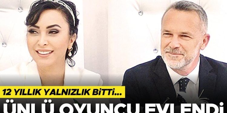12 yıllık yalnızlık bitti… Ünlü oyuncu evlendi