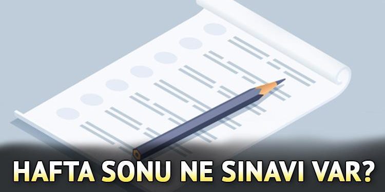 13-14 OCAK İMTİHAN TAKVİMİ 2024: Bu hafta sonu imtihan var mı? Cumartesi ve Pazar günü hangi imtihanlar var?