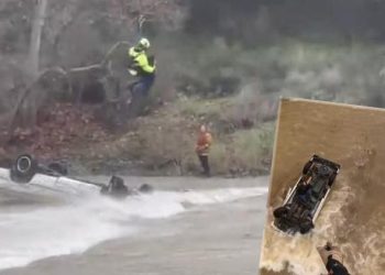 15 saat boyunca derede mahsur kaldı, bu türlü kurtarıldı