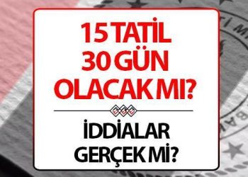 15 tatil 1 aya mı uzatıldı? MEB’den ‘İkinci devir ne vakit başlayacak?’ sorusuna karşılık…