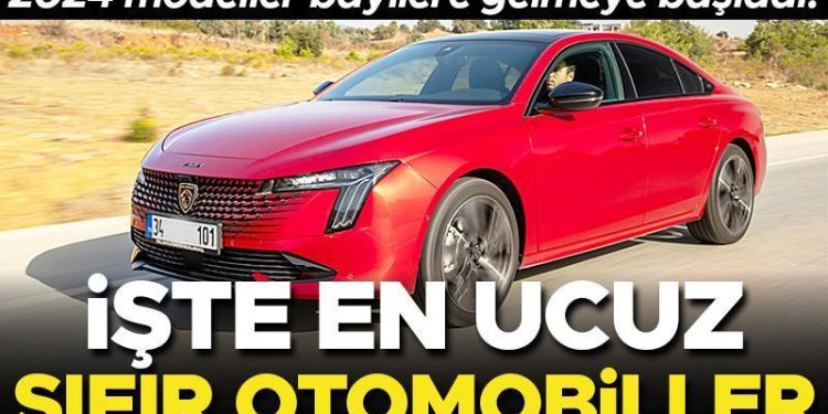2024 modeller bayilere gelmeye başladı! İşte en ucuz sıfır arabalar