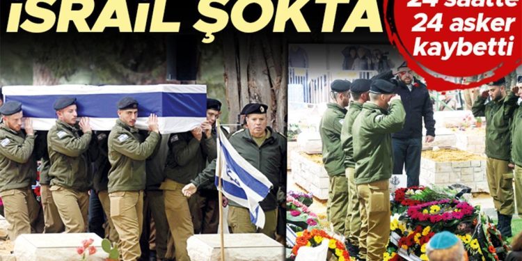 24 saatte 24 asker kaybetti: İsrail şokta