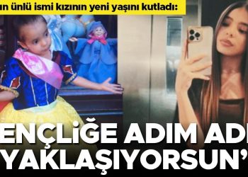 90’ların ünlü ismi kızının yeni yaşını kutladı: Gençliğe adım adım yaklaştığın yeni yaşında çok keyifli ol!