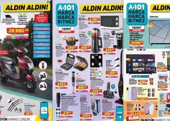 A101 AKTÜEL 1 ŞUBAT 2024 KATALOĞU || A101’de bu hafta neler var? İki Tekerlekli Elektrikli Moped, Dik Süpürge A101’de…