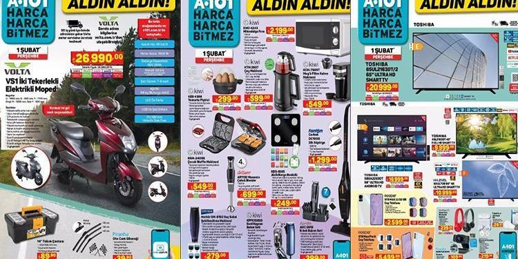 A101 AKTÜEL 1 ŞUBAT 2024 KATALOĞU || A101’de bu hafta neler var? İki Tekerlekli Elektrikli Moped, Dik Süpürge A101’de…