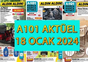 A101 aktüel 18 Ocak 2024 Perşembe || A101’de bu hafta neler var? Üç Tekerlekli Elektrikli Moped A101’de…