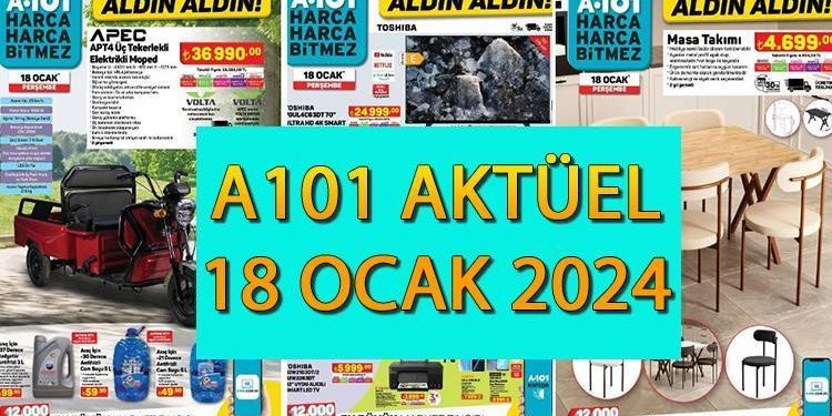 A101 aktüel 18 Ocak 2024 Perşembe || A101’de bu hafta neler var? Üç Tekerlekli Elektrikli Moped A101’de…