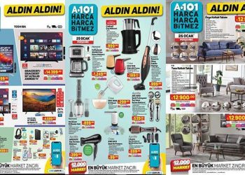 A101 AKTÜEL ESERLER KATALOĞU 25 OCAK 2024 YARIN SATIŞTA! A101’e dikey süpürge, filtre kahve makinesi, çekme karavan, elektrikli moped ve beyaz eşya geliyor!