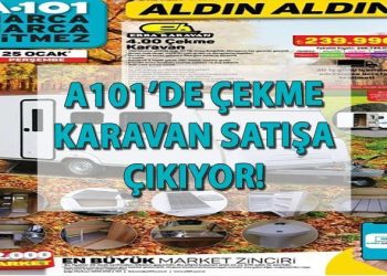 A101’de ‘Çekme Karavan’ 239 bin 990 TL’den satışa çıkıyor! A101 25 Ocak Aktüel Eserler Kataloğu yayınlandı!