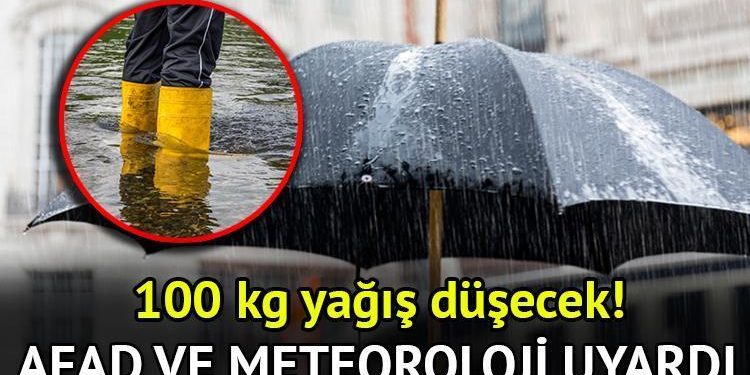 AFAD ve Meteoroloji’den şiddetli yağış uyarısı! Yarın (16 Ocak) yağmur yağacak mı, ne kadar sürecek, hangi saatlerde yağacak? Metrekareye 100 kg yağış düşecek
