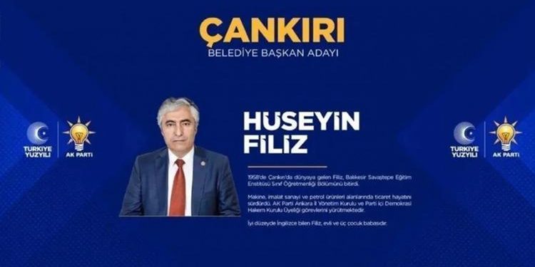 AK Parti Çankırı Belediye Lider Adayı kim oldu? AK Parti Çankırı Belediye Lider adayı muhakkak oldu! Hüseyin Filiz kimdir?