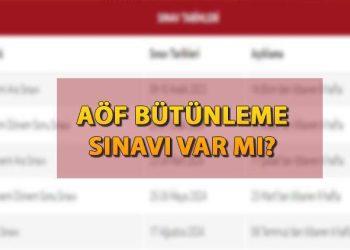 AÖF bütünleme imtihanı ne vakit, telafi imtihanı yapılacak mı? AÖF 2024 akademik imtihan takvimi!