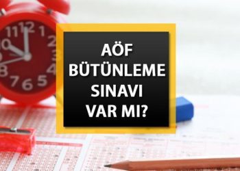 AÖF bütünleme ve telafi imtihanı var mı? 2023 2024 AÖF güz devri sonu tek ders imtihanı yapılacak mı?