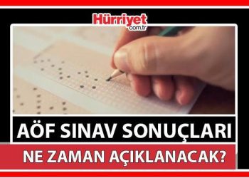 AÖF sonuçları ne vakit açıklanacak? 2024 AÖF final imtihanı sonuçları güz periyodu açıklanma tarihi..