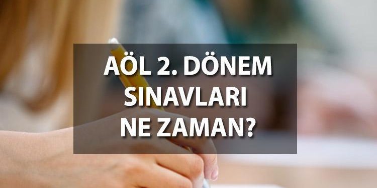AÖL 2. devir imtihanları ne vakit yapılacak? MEB Açık Öğretim Lisesi imtihan takvimi 2024-2024!