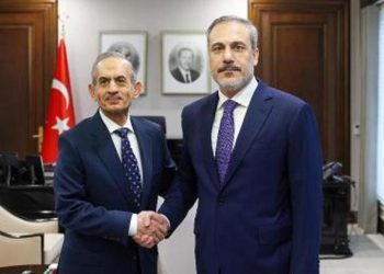 Bakan Fidan, Irak Türkmen Cephesi Lideri Turan ile görüştü