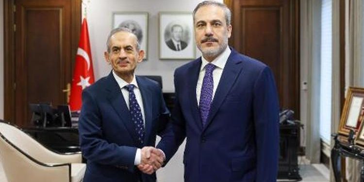 Bakan Fidan, Irak Türkmen Cephesi Lideri Turan ile görüştü