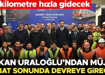 Bakan Uraloğlu’ndan İstanbullulara metro muştusu: Şubat sonunda hizmete açılacak