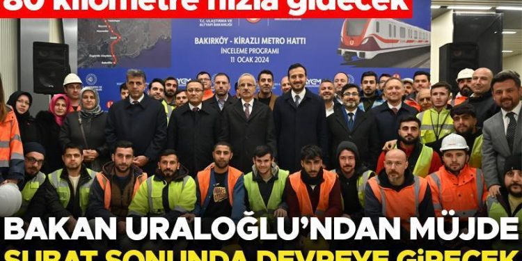 Bakan Uraloğlu’ndan İstanbullulara metro muştusu: Şubat sonunda hizmete açılacak