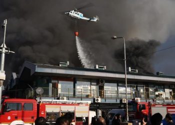 Belgrad’daki AVM yangını! Havadan müdahale edildi, yaralanan olmadı