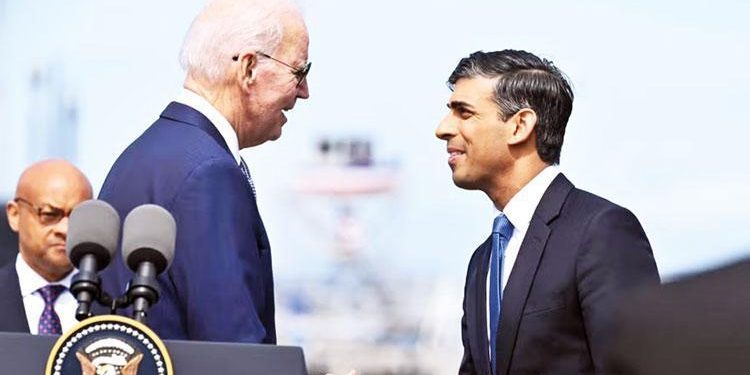 Biden ve Sunak’tan ortak açıklama: İki devletli tahlil her zamankinden kıymetli