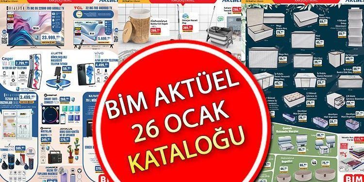 BİM 26 Ocak 2024 AKTÜEL KATALOĞU📌🛒 || BİM’de bu hafta cuma neler var? Cep Telefonu, Oyuncaklar, Android Tv BİM’de…