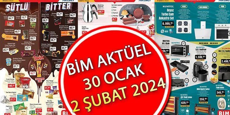 BİM aktüel 30 Ocak- 2 Şubat 2024 kataloğu || Bu hafta BİM’e gelecek ürünler neler? Bitter ve Sütlü Çikolata, Oyuncak, Isıtıcı çeşitleri BİM’de…